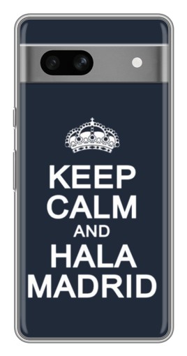 Чехол с картинкой "Hala Madrid" для Google Pixel 7A