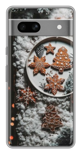 Чехол с печатью "Имбирные пряники" для Google Pixel 7A
