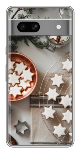 Чехол с печатью "Имбирные звездочки" для Google Pixel 7A