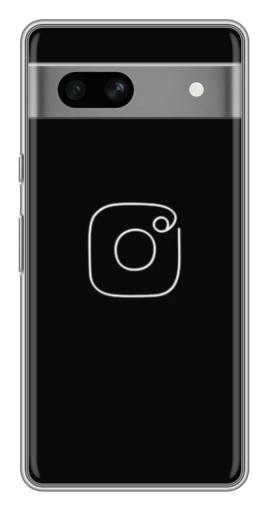 Силиконовый чехол с изображением "Инстаграм" для Google Pixel 7A