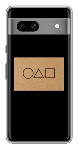 Силиконовый чехол с изображением "Карточка Кальмара" для Google Pixel 7A