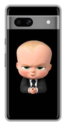 Силиконовый чехол с изображением "Хитрый Босс" для Google Pixel 7A