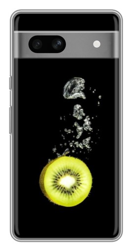 Чехол с принтом "Киви на черном" для Google Pixel 7A
