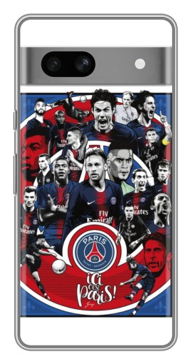 Чехол с принтом "Команда PSG" для Google Pixel 7A
