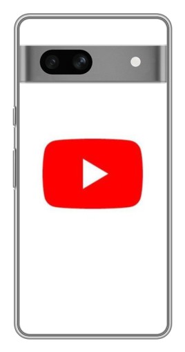 Силиконовый чехол с изображением "Красная кнопка" для Google Pixel 7A