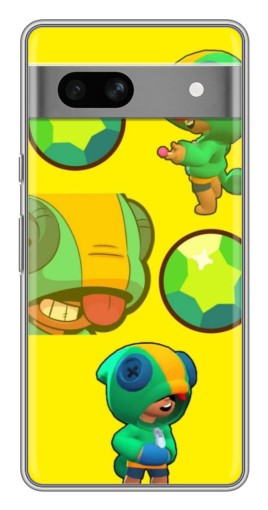 Чехол с печатью "Кристалл и Леон" для Google Pixel 7A
