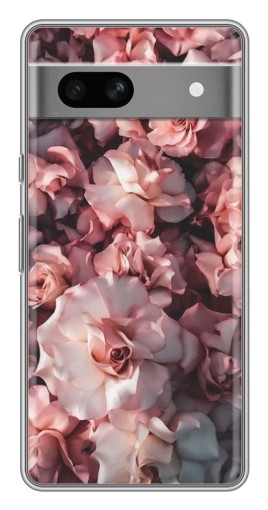 Силиконовый чехол с изображением "Куст роз" для Google Pixel 7A