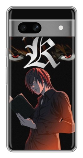 Чехол с принтом "Лайт Ягами Death Note" для Google Pixel 7A