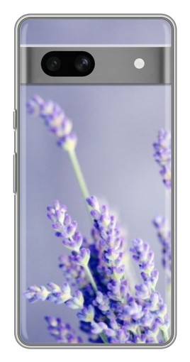 Силиконовый чехол с изображением "Лаванда вблизи" для Google Pixel 7A