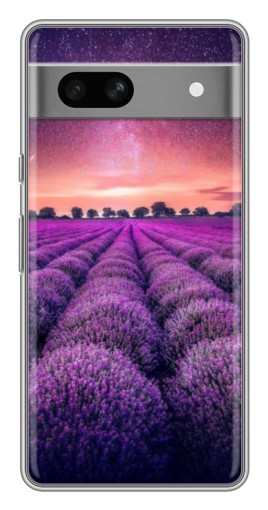 Силиконовый чехол с изображением "Лавандовое поле" для Google Pixel 7A