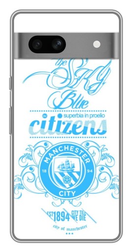 Силиконовый чехол с изображением "Лого Man Sity" для Google Pixel 7A