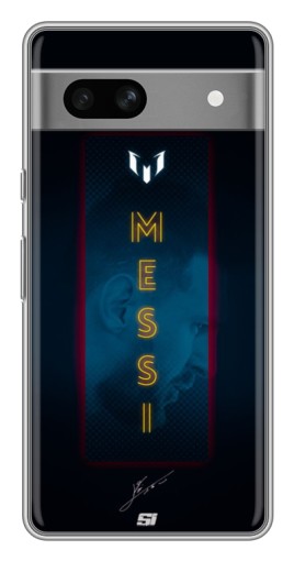 Чехол с картинкой "Логотип Месси" для Google Pixel 7A