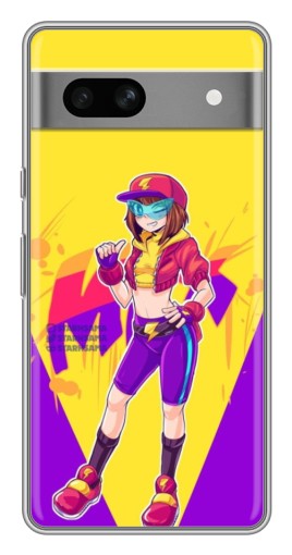 Силиконовый чехол с изображением "Макс Бравл Старс" для Google Pixel 7A