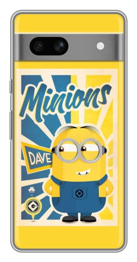 Силиконовый чехол с изображением "Minions" для Google Pixel 7A