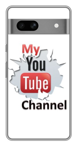 Чехол с принтом "My YouTube" для Google Pixel 7A