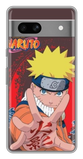 Силиконовый чехол с изображением "Naruto атакует" для Google Pixel 7A