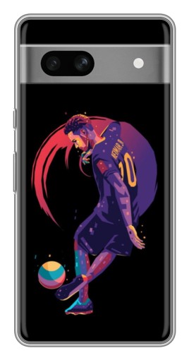 Силиконовый чехол с изображением "Неймар Финты" для Google Pixel 7A