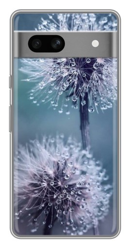 Чехол с печатью "Одуванчик с капельками" для Google Pixel 7A