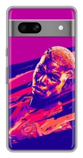 Силиконовый чехол с изображением "Погба МЮ" для Google Pixel 7A