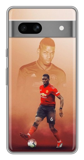 Силиконовый чехол с изображением "Pogba с Манчестера" для Google Pixel 7A