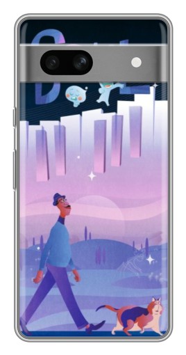 Чехол с принтом "Постер к мультику" для Google Pixel 7A