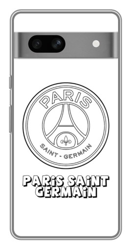 Силиконовый чехол с изображением "PSG логотип" для Google Pixel 7A
