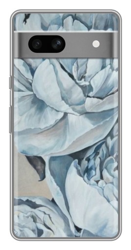 Чехол с картинкой "Рисунок пионы" для Google Pixel 7A
