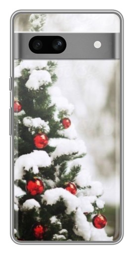 Чехол с печатью "Рождественская елка" для Google Pixel 7A