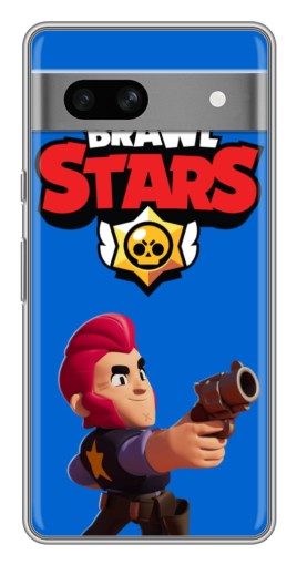 Силиконовый чехол с изображением "Шериф Colt" для Google Pixel 7A