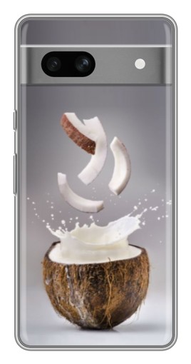 Чехол с принтом "Стакан кокоса" для Google Pixel 7A