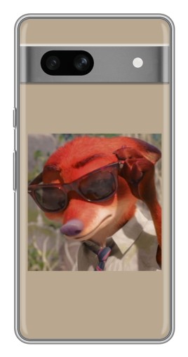 Чехол с печатью "Стильный Ник" для Google Pixel 7A