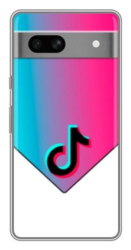 Чехол с картинкой "Tiktok Logo" для Google Pixel 7A