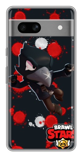 Силиконовый чехол с изображением "Ворон Бравл Старс" для Google Pixel 7A