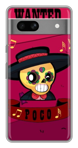 Чехол с картинкой "WANTED POCO" для Google Pixel 7A