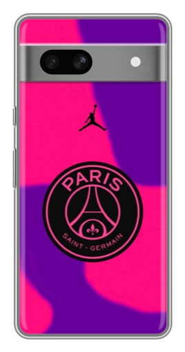 Чехол с принтом "Яркий лого PSG" для Google Pixel 7A