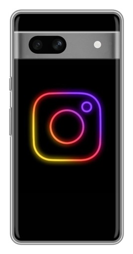 Чехол с печатью "Значок Инсты" для Google Pixel 7A