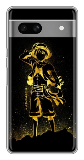Силиконовый чехол с изображением "Золотой Де Луффи" для Google Pixel 7A