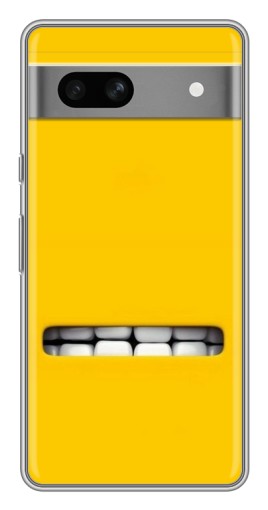 Силиконовый чехол с изображением "Зубы миньона" для Google Pixel 7A