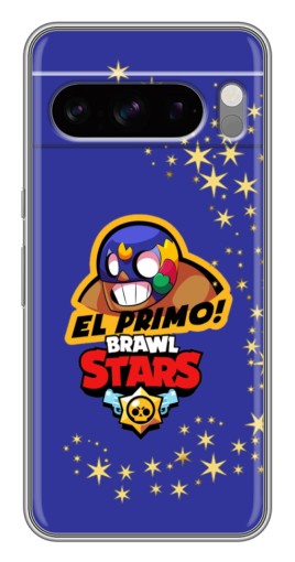 Чехол с принтом "El Primo в маске" для Google Pixel 8 Pro