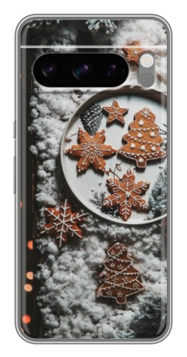 Чехол с принтом "Имбирные пряники" для Google Pixel 8 Pro
