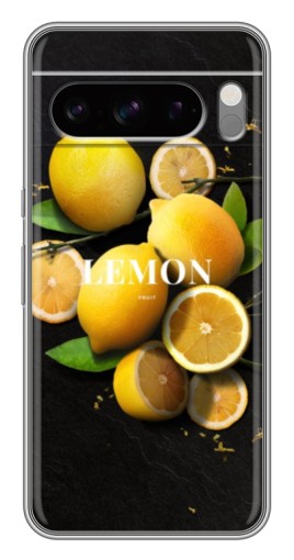 Чехол с печатью "Лимон на черном" для Google Pixel 8 Pro