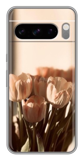 Чехол с картинкой "Тюльпаны на солнце" для Google Pixel 8 Pro