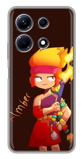 Чехол с печатью "Amber с факелом" для Infinix Note 30