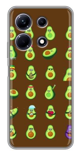 Чехол с картинкой "Авокадики" для Infinix Note 30