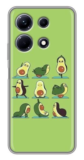 Чехол с принтом "Авокадо Йога" для Infinix Note 30