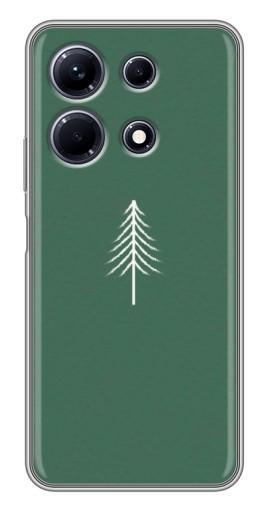 Чехол с печатью "Белая елка" для Infinix Note 30
