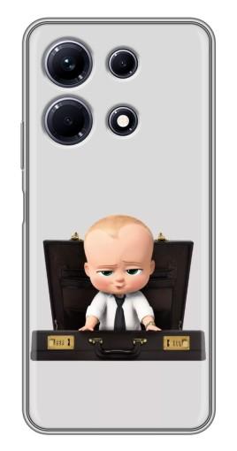 Чехол с картинкой "Босс с чемоданом" для Infinix Note 30