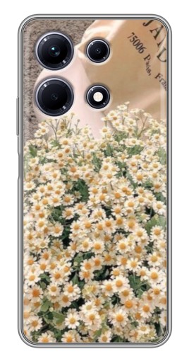 Чехол с картинкой "Букет ромашек" для Infinix Note 30