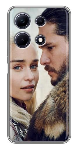 Чехол с картинкой "Дейнерис и Сноу" для Infinix Note 30