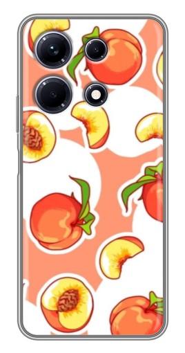 Чехол с картинкой "Дольки персиков" для Infinix Note 30